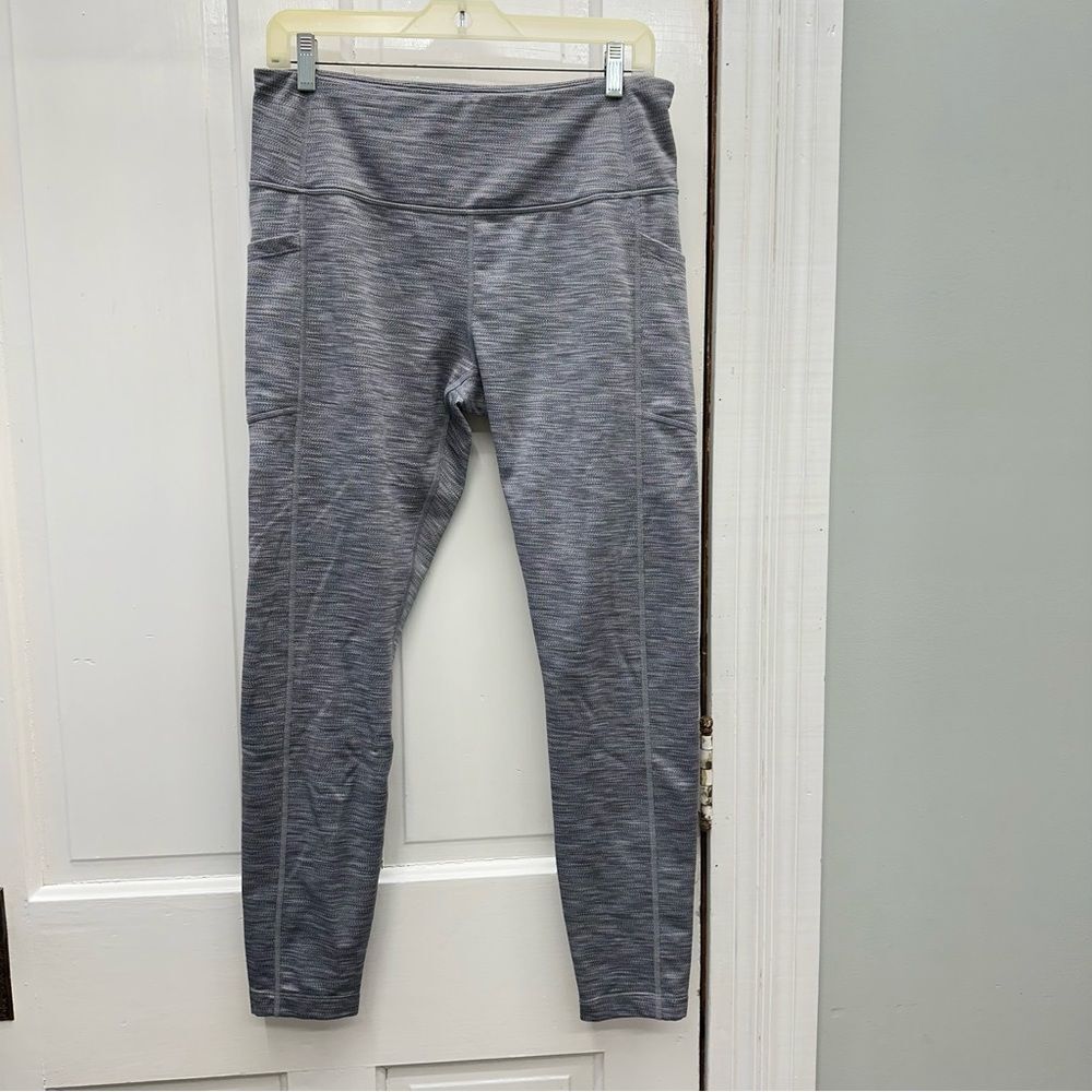 Mondetta grey athletic leggings with pockets‎ women's large